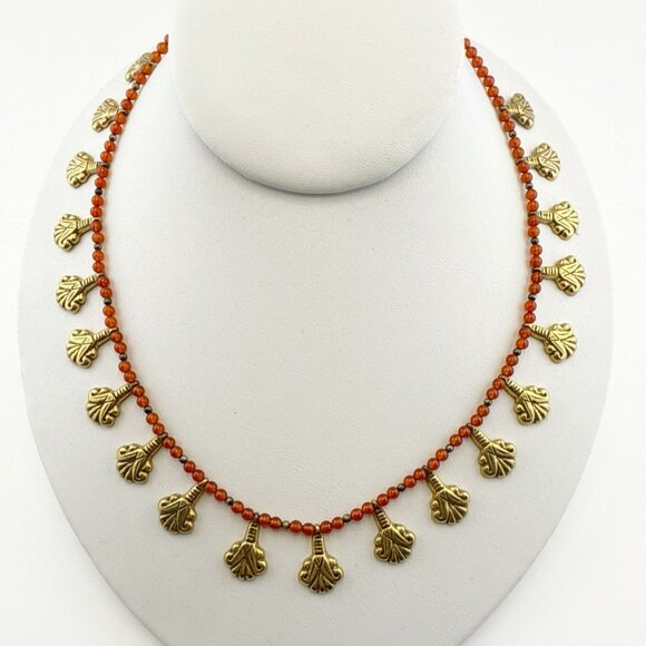 Metropolitan Museum of Art MMA Necklace Sterling Silver Egyptian Gold Vermeil